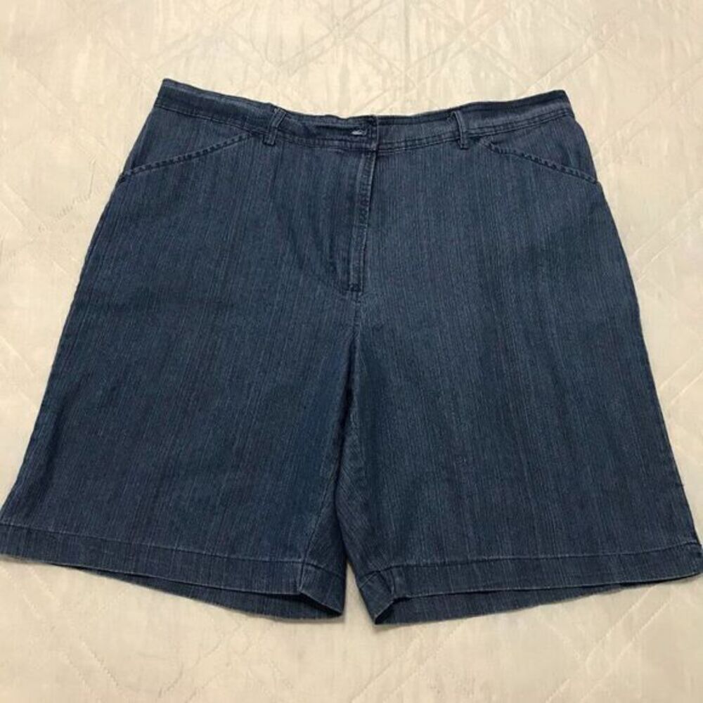 White Stag blue jean shorts size 16
